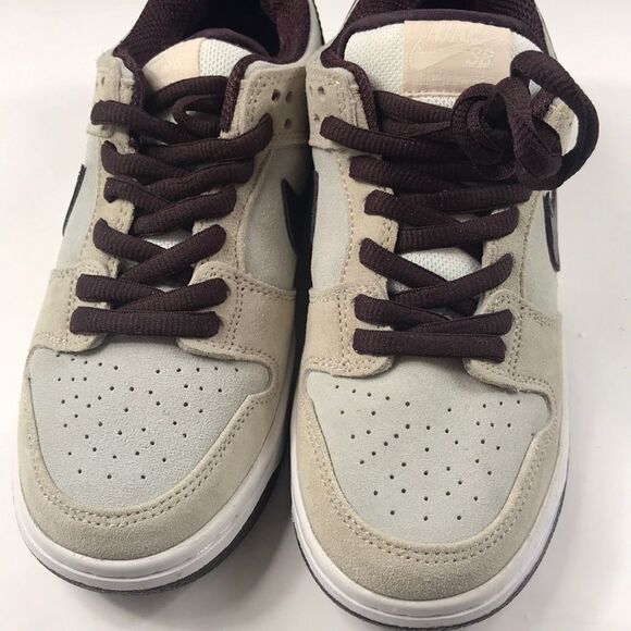 NIKE SB DUNK LOW DESERT SAND MAHOGANY BQ6817-004 AUTHENTIC TENNIS SHOES SIZE 6 - Picture 8 of 13